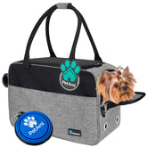 PetAmi Portador para perros pequeños con cama sherpa para confort durante el viaje