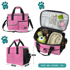 PetAmi contenedores de comida para perro con capacidad de 3L, ideal para salidas.