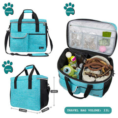 PetAmi dos contenedores de comida, ideal para mantener a la mascota alimentada durante viajes.