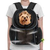 PetAmi mochila frontal ventilada para perros pequeños, ideal para paseos y excursiones.