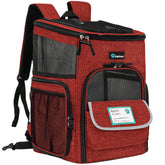 PetAmi Mochila porta mascotas ventilada frontal, ideal para paseos seguros.