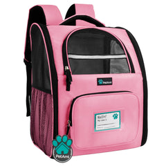PetAmi Mochila transportadora con espacio amplio para mascota durante caminatas