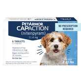 PetArmor CAPACTION: tableta rápida para pulgas en perros, alivio rápido.