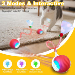 Petayouj bola interactiva evita obstáculos, manteniendo el juego seguro alrededor de muebles.