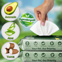 Petazy toallitas para perros: orejas limpias y suaves sin alcohol