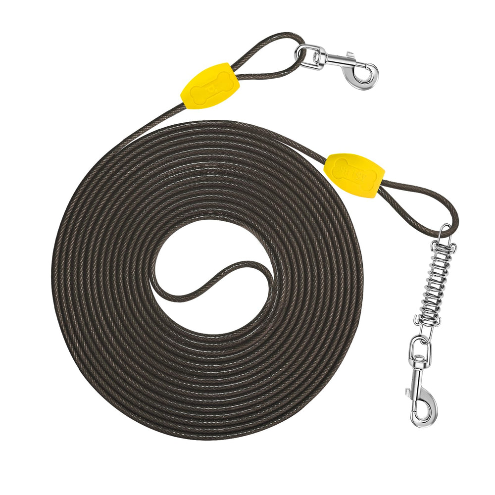 Petbobi cable perro 20 pies: libertad al aire libre con seguridad.