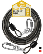 Petbobi cable para perro de 30 pies con libertad segura al aire libre