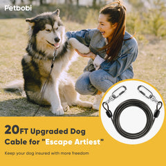 Petbobi cadena para perro grande 6mm acero inoxidable