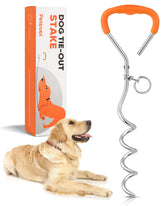 Petbobi estaca de perro de 16 pulgadas para exterior y camping