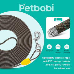 Petbobi resorte amortiguador acero: reduce tirones para un paseo cómodo.