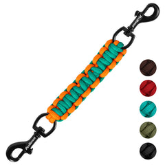 PetBonus clip seguridad collar perro turquesa, detalle vibrante para paseos seguros.