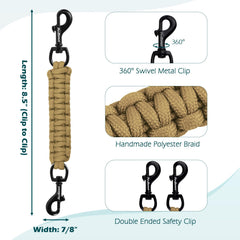 PetBonus enganche-doble extremo en collar, seguridad mejorada.