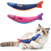 PetBusy Juguete gato pescado, ideal para juego diario y exploración del felino.