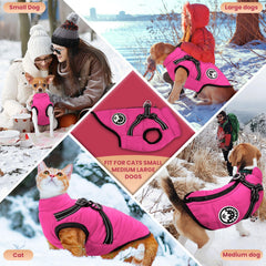 PETCARE abrigo impermeable con forro polar, ideal para días fríos