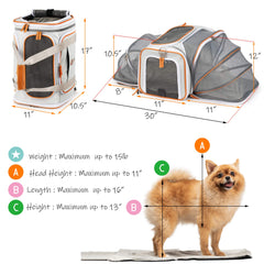 Interior ergonómico PETCIOUS para la comodidad de la mascota durante el viaje