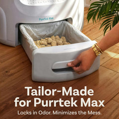 PurrTek Max Frescura con control de olor sin perfumes.