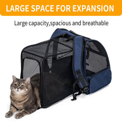 Petdiwoo mochila-estructura-rigida, garantiza soporte estable durante el traslado de tu mascota
