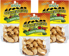 Peters rebanadas de manzana para mascotas pequeñas, snack natural para premiar