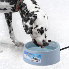 Petfactors cuenco de agua calentada para exterior, mantiene el agua disponible incluso en frío.