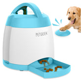 PETGEEK dispensador automático, vista frontal, ideal para entrenamiento diario.
