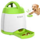 PETGEEK dispensador-golosinas-perro-boton facilita entrenamiento interactivo y recompensa.