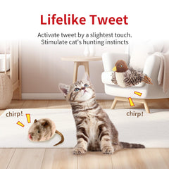 PETGEEK Gigwi colgante-anilla, diseño interactivo para jugar con gatos.