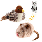PETGEEK Gigwi pajaro-realista, estimula caza interior en gatos.