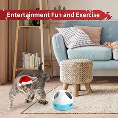 PETGEEK Hidey Mouse con hierba para gatos para mayor atracción