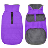 Petglad capa invierno para perros, vista frontal, mantiene el calor en climas fríos
