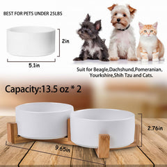 Tazón cerámico Petygooing de porcelana, capacidad 400 ml para comida o agua.