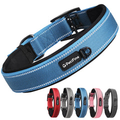 PetiFine collar para perro grande con hebilla metálica y neopreno: ajuste seguro y cómodo.