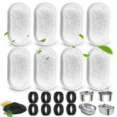 Fuente Petilog para gatos en primer plano con filtro visible para agua fresca