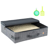 Petisfam caja-litter-gatos cubiertas-viaje: evita derrames y olores en desplazamientos.