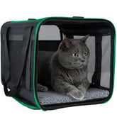 Petisfam transportín para gatos con entrada superior facilita el ingreso del felino