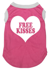 Camiseta Petitebella para perro con corazón rosa, comodidad diaria para paseos