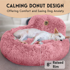 PetJett donut con borde elevado de 8 pulgadas para abrazar.