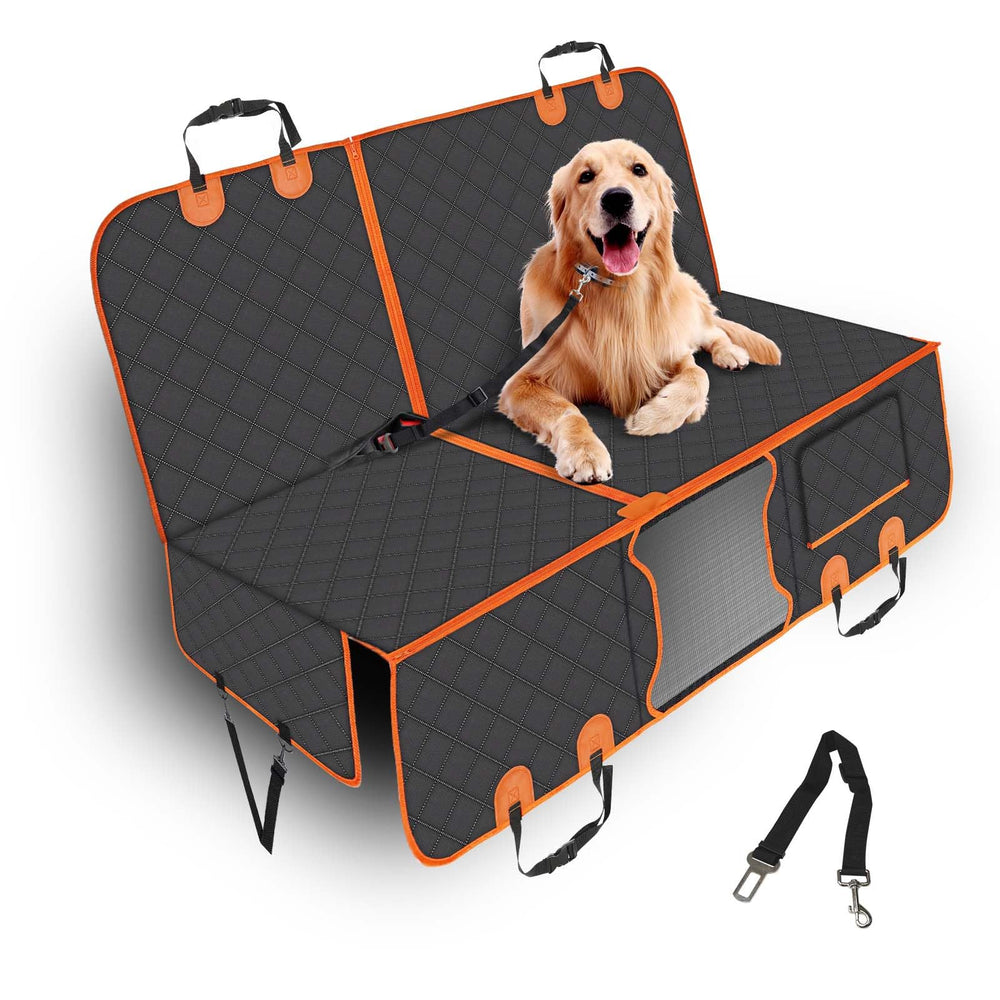 PetJoy funda de asiento trasero con hamaca para perros, protege y mantiene limpio