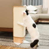 PETKARAY rascador de esquina para gato con sisal, ideal para rascar sin dañar la pared.