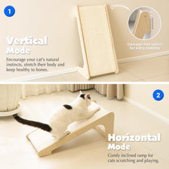 PETKARAY rascador-gato base de madera duradera resistente al uso
