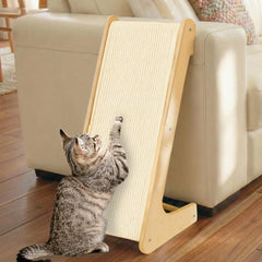 PETKARAY rascador-gato forma L vertical para rascar sin dañar muebles