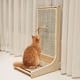 PETKARAY rascador para gatos en forma de L de sisal, ideal para afilar uñas