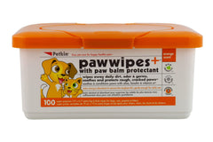 Petkin toallitas para patas en tubo, práctico para limpieza rápida sin agua