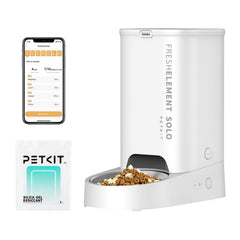 PETKIT alimentador automático para gatos con control por app para comidas programadas.