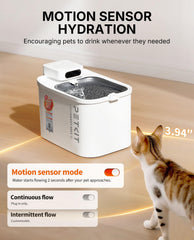 Bebedero PETKIT con control desde la aplicación facilita el seguimiento de la hidratación.