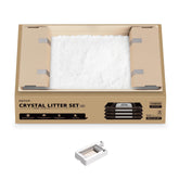 PETKIT Crystal gato-litter bandeja: facilidad de uso y limpieza reducida.