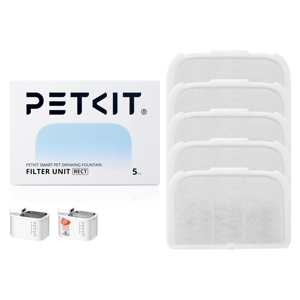 PETKIT unidad rectangular de filtro para EVERSWEET MAX, filtración eficiente para agua fresca.