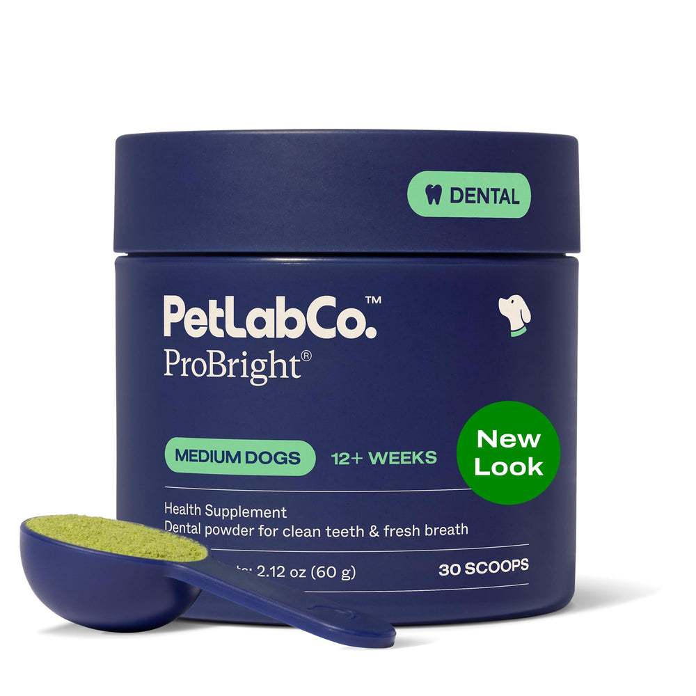 PetLab Co ProBright polvo dental para perro mejora la higiene bucal diaria