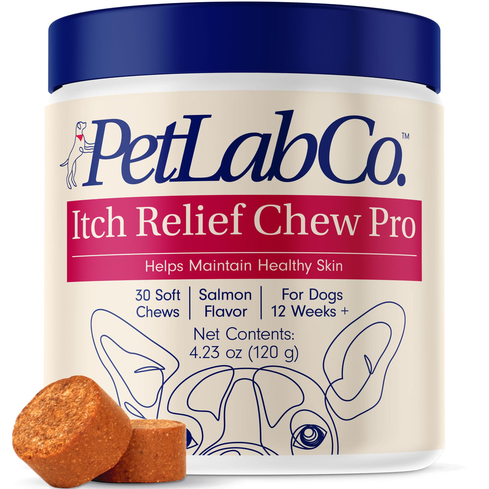 PetLab Co. Salmon Itch Relief Chew Pro, bocado para apoyar piel y pelaje