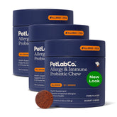 PetLab Co. probióticos para perros, botella, apoyo digestivo suave para la salud diaria.