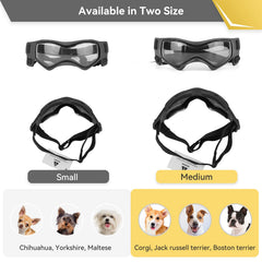 PETLESO gafas para perro con ventilación suave para evitar empañamiento